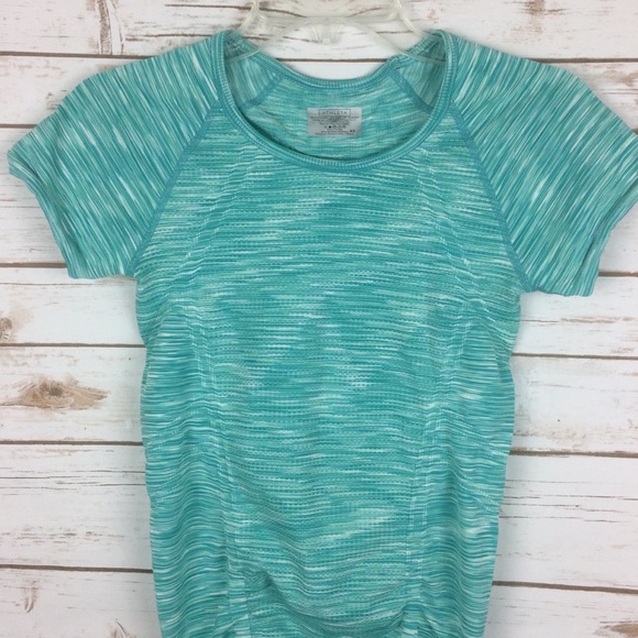 Athleta turquoise short sleeve fastest track tee - Picture 3 of 8